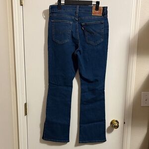 Levi's Dark Blue Straight-Leg Jeans